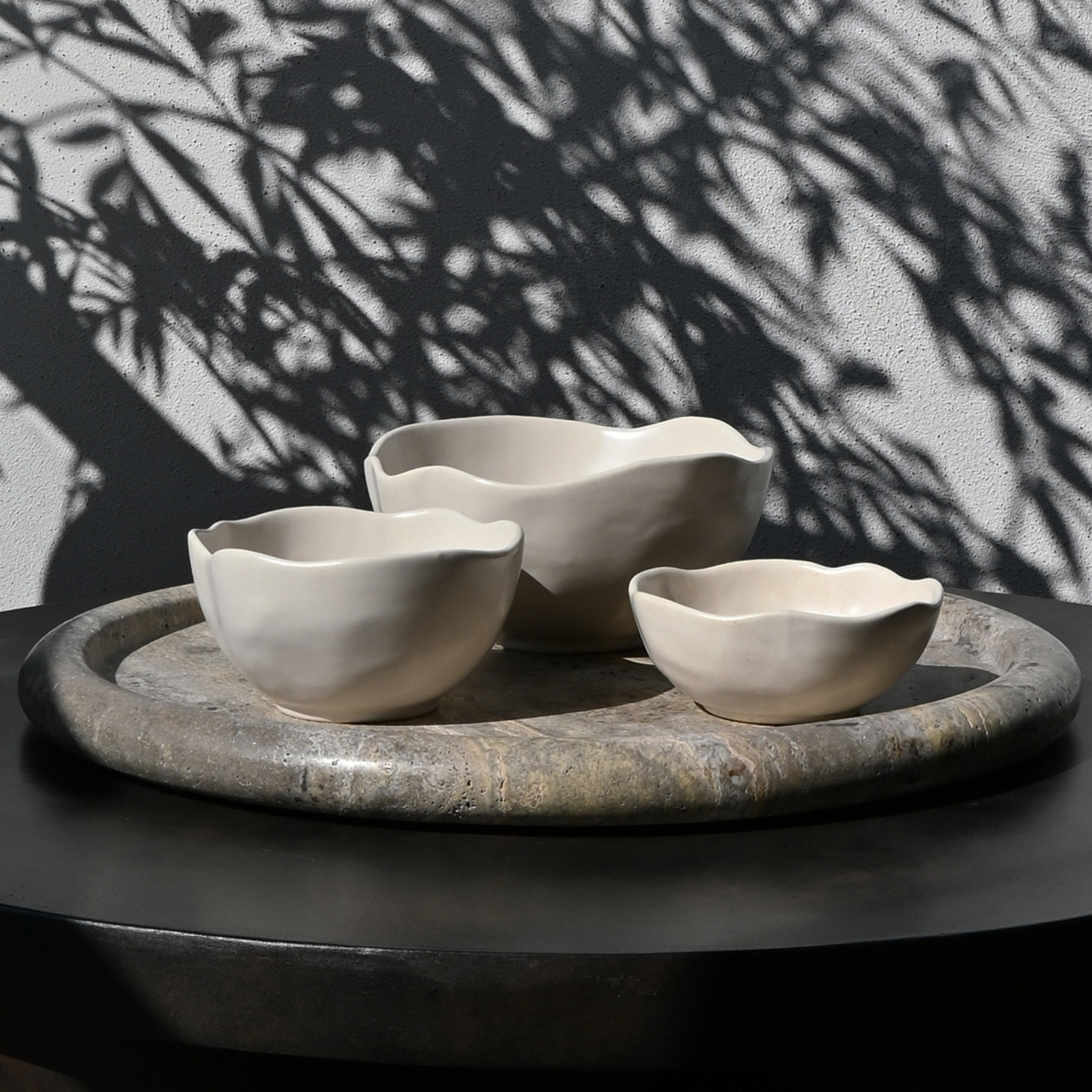 Miska Native, wysokość 5 cm, zestaw 2 sztuki, biała – 101 Copenhagen