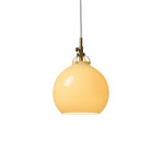 TOSCANA hanglamp, crème, Ø 18 cm, glas - Halo Design