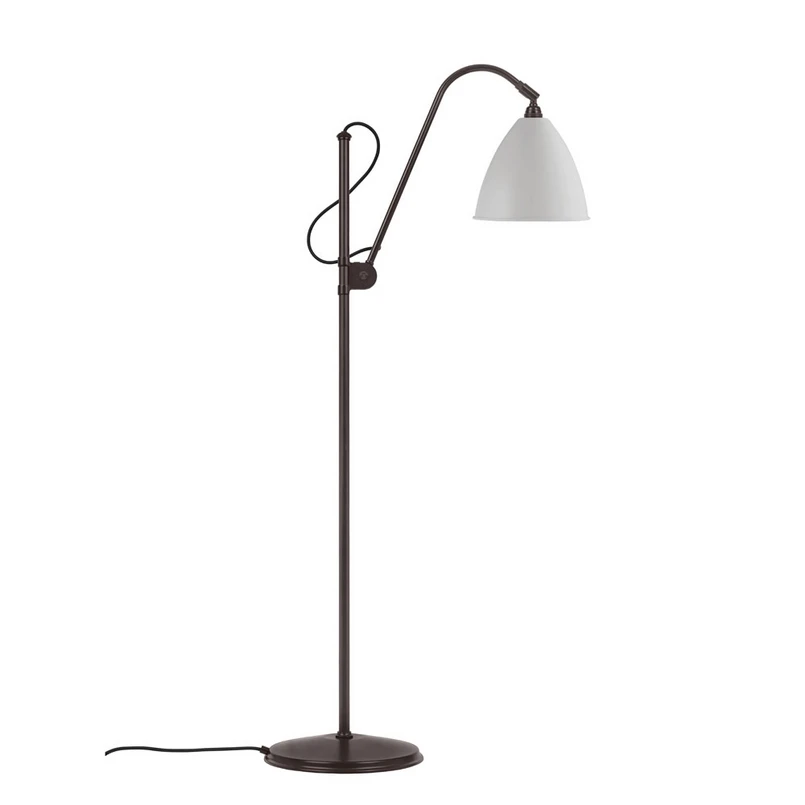 GUBI – Bestlite BL3 Stehlampe, Ø 21 cm, schwarz/weiß