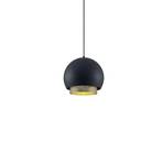 Sivaniel Lustră Pendul Ø30 Black/Gold - Lucande