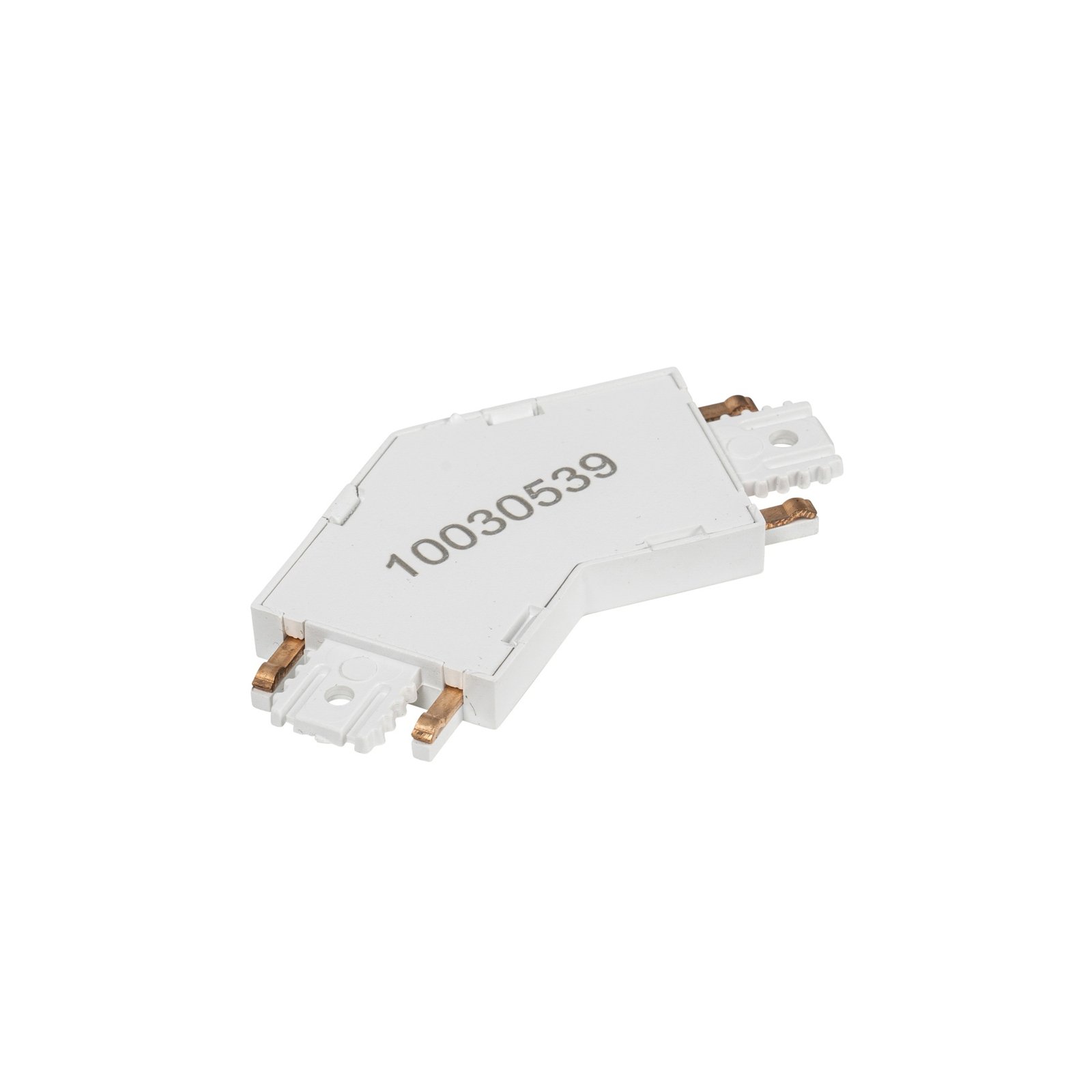 Lindby connector Lumaro, white, 135°, plastic