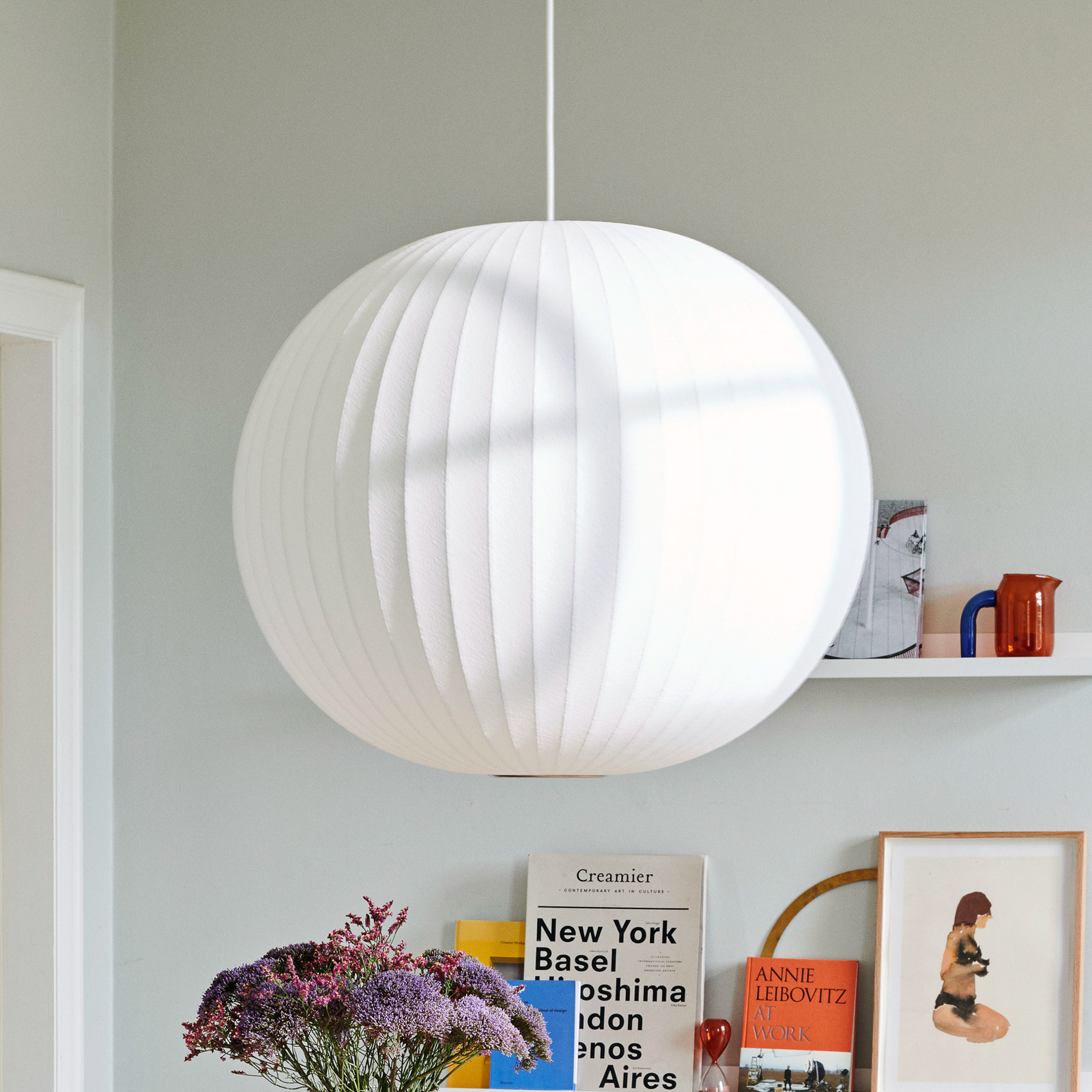 HAY Nelson Ball Bubble lámpara colgante L Ø 68 cm