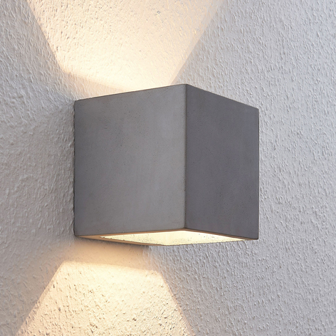 LED-Wandleuchte Keir aus Beton