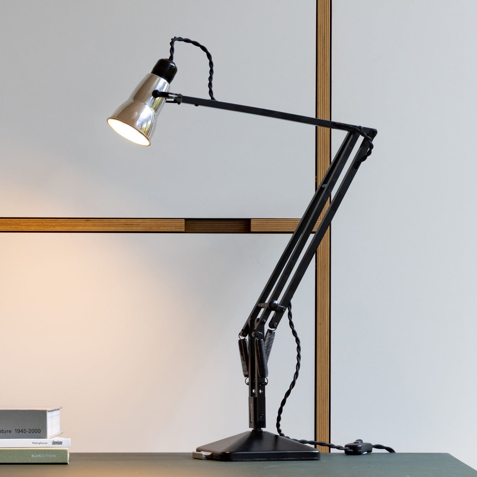 Original 315 skrivebordslampe, sølv/svart – Anglepoise - Arbeidsrom / kontor - Design - Aluminium - Med en lyskilde