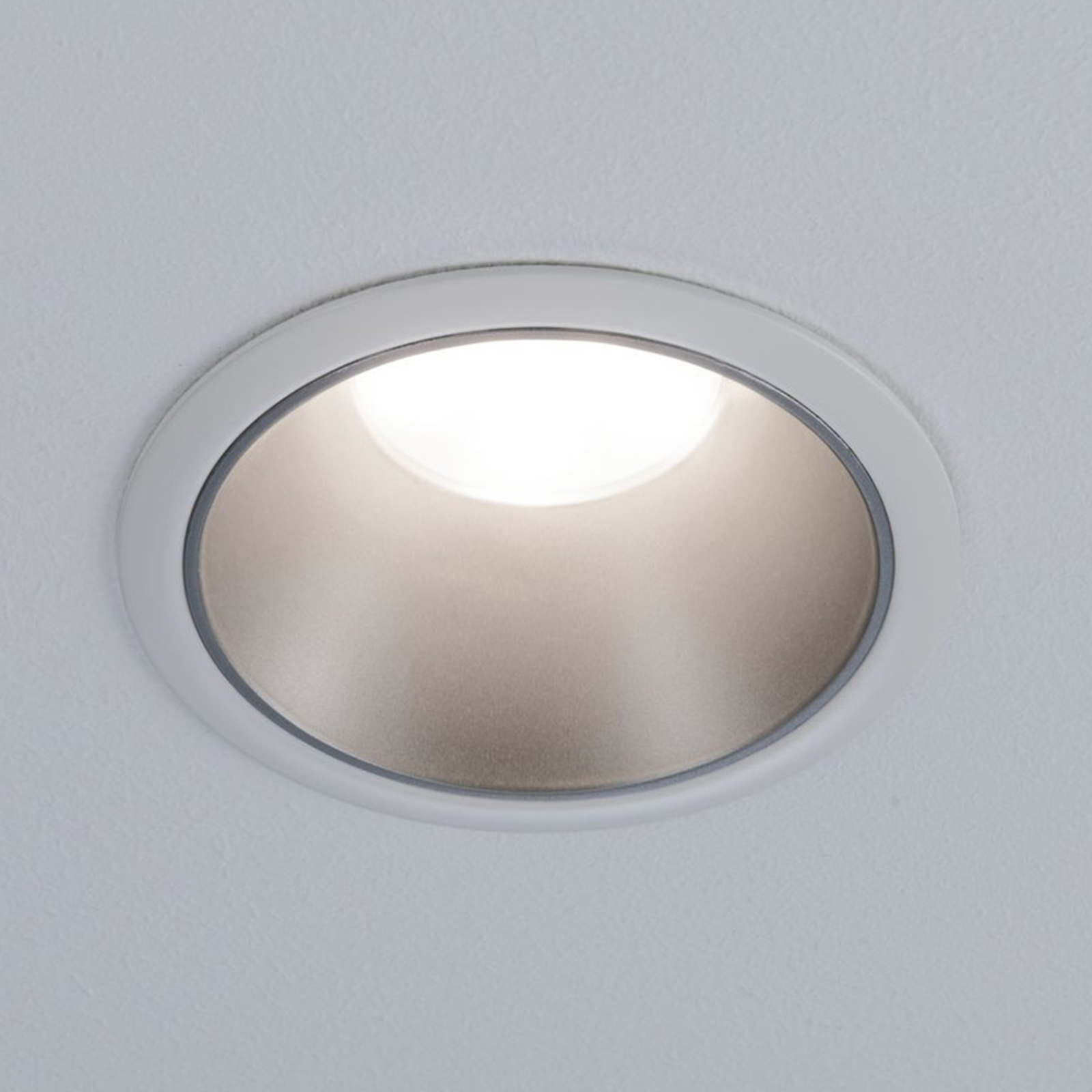 Paulmann Cole spotlight LED, plata-blanco