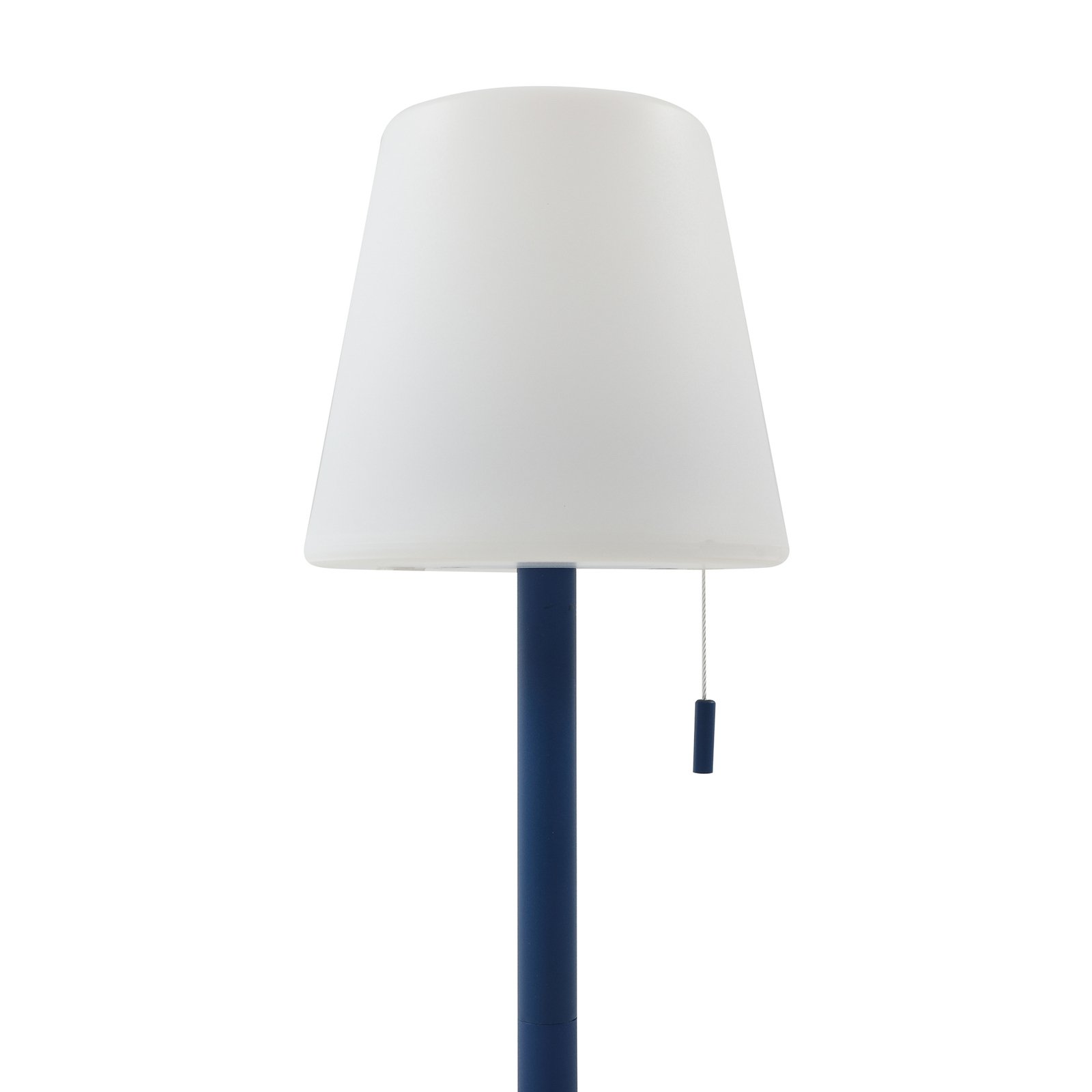 Lindby Lampe LED à accu Azalea bleue Alu CCT réglable en hauteur