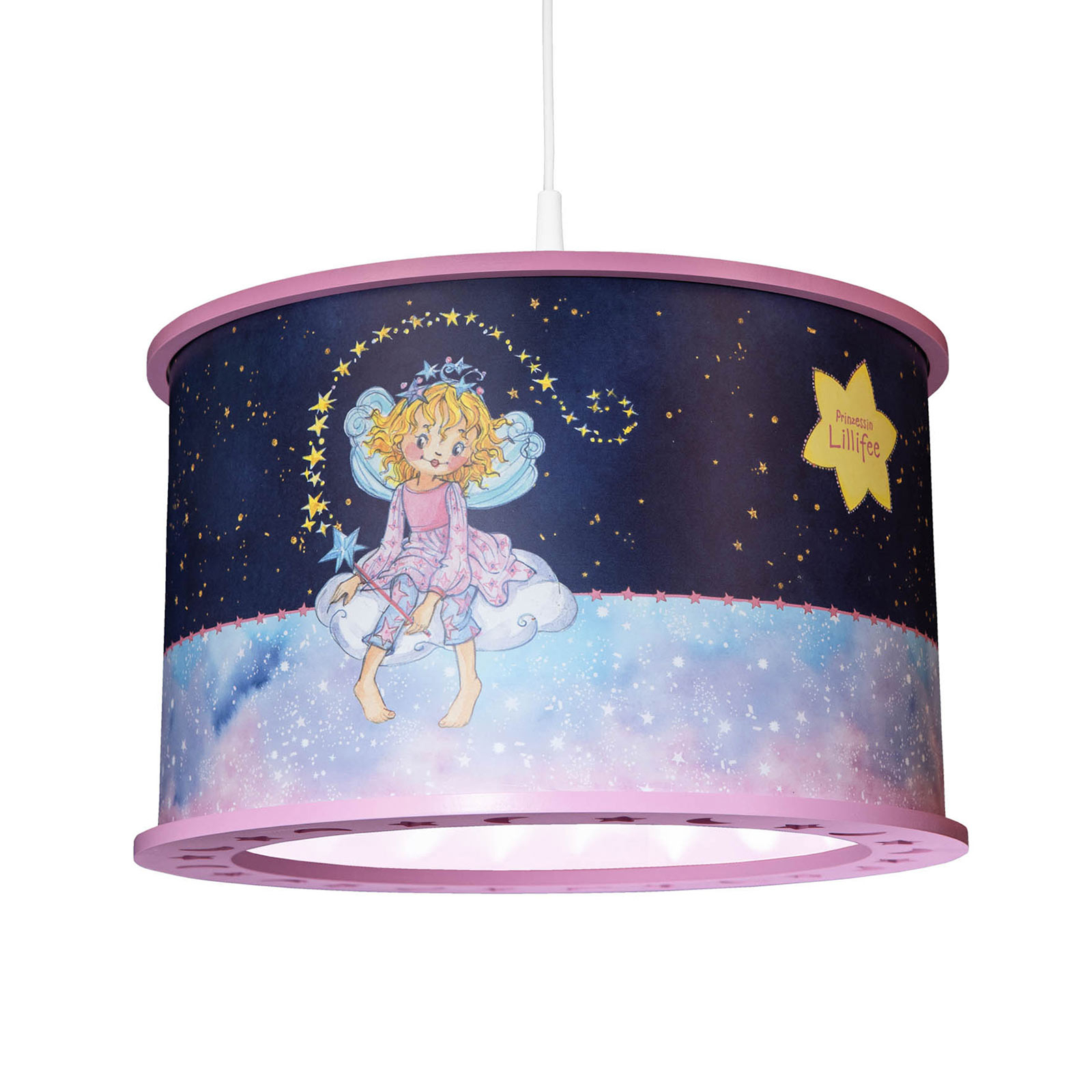 Princess Lillifee pendant light, magical stars