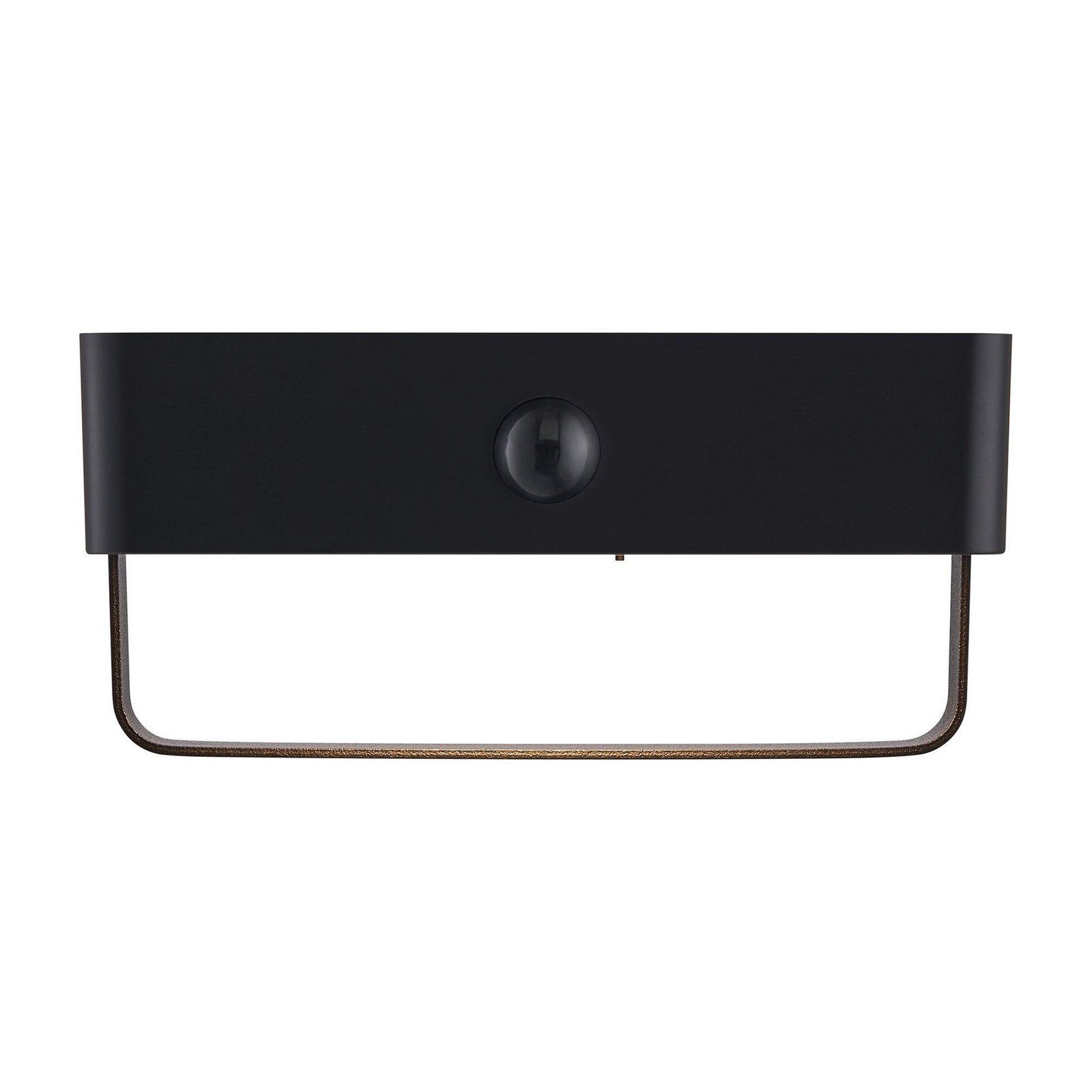 Solar-LED-Außenwandleuchte Saulio, schwarz, Aluminium, IP44