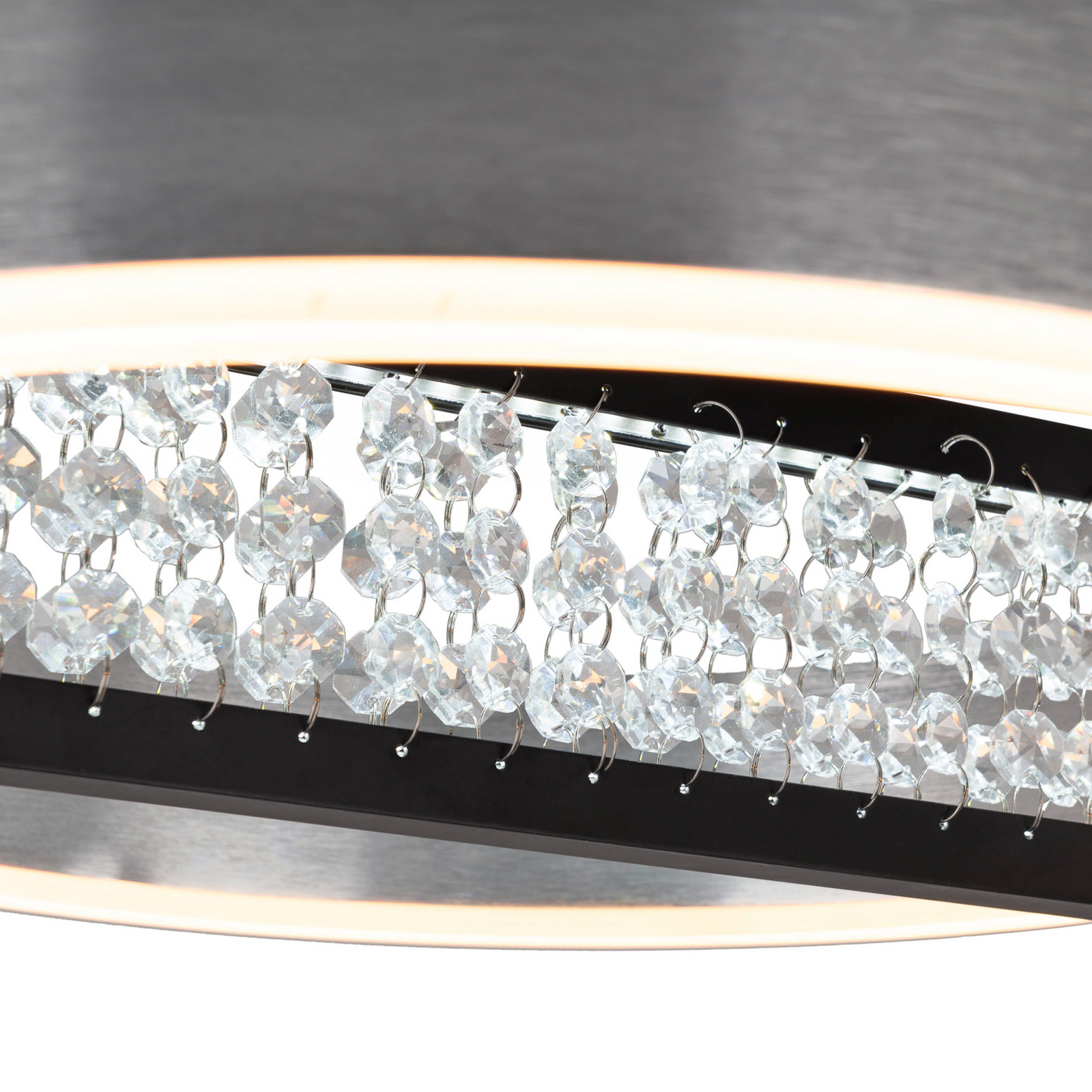 LED-hänglampa Yvaris, silver, CCT, fjärrkontroll LED-hänglampa Yvaris, silver, CCT, fjärrkontroll