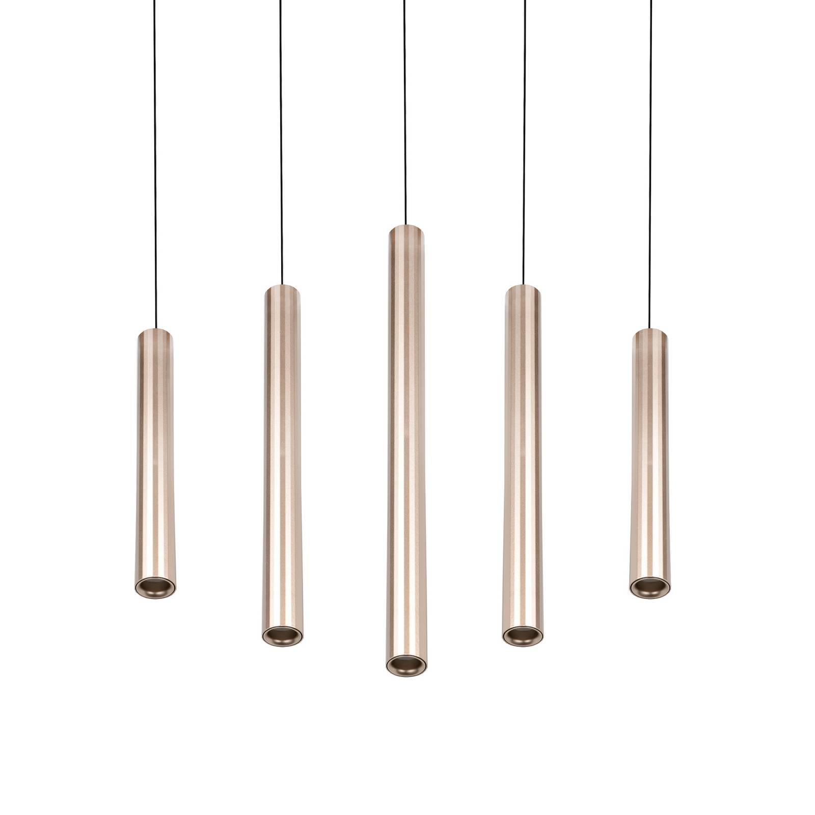 Trio Lighting LED hanglamp Arimato, lengte 94 cm, crèmekleurig metaal CCT