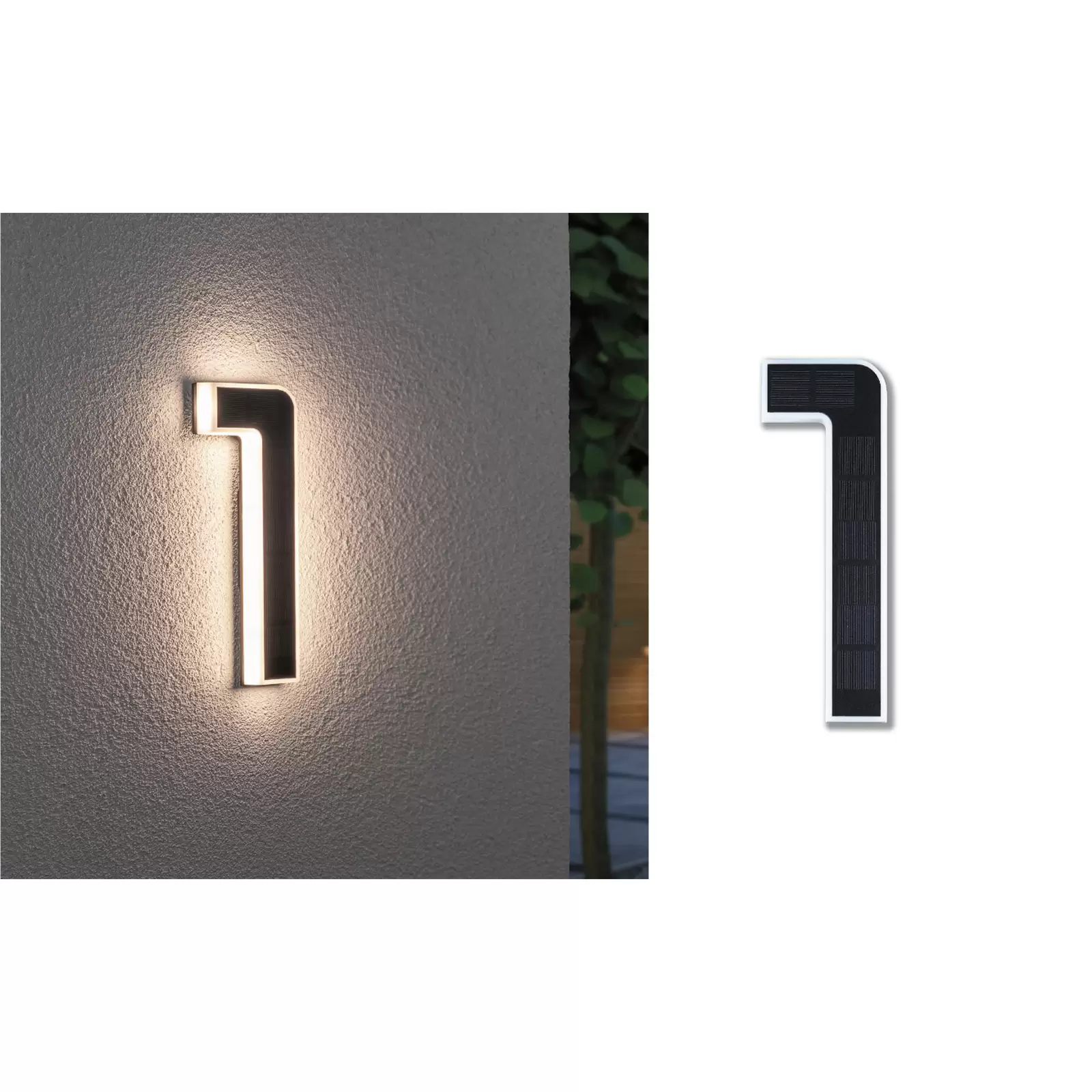 Applique Paulmann Solaire-Lumière de numéro de maison LED