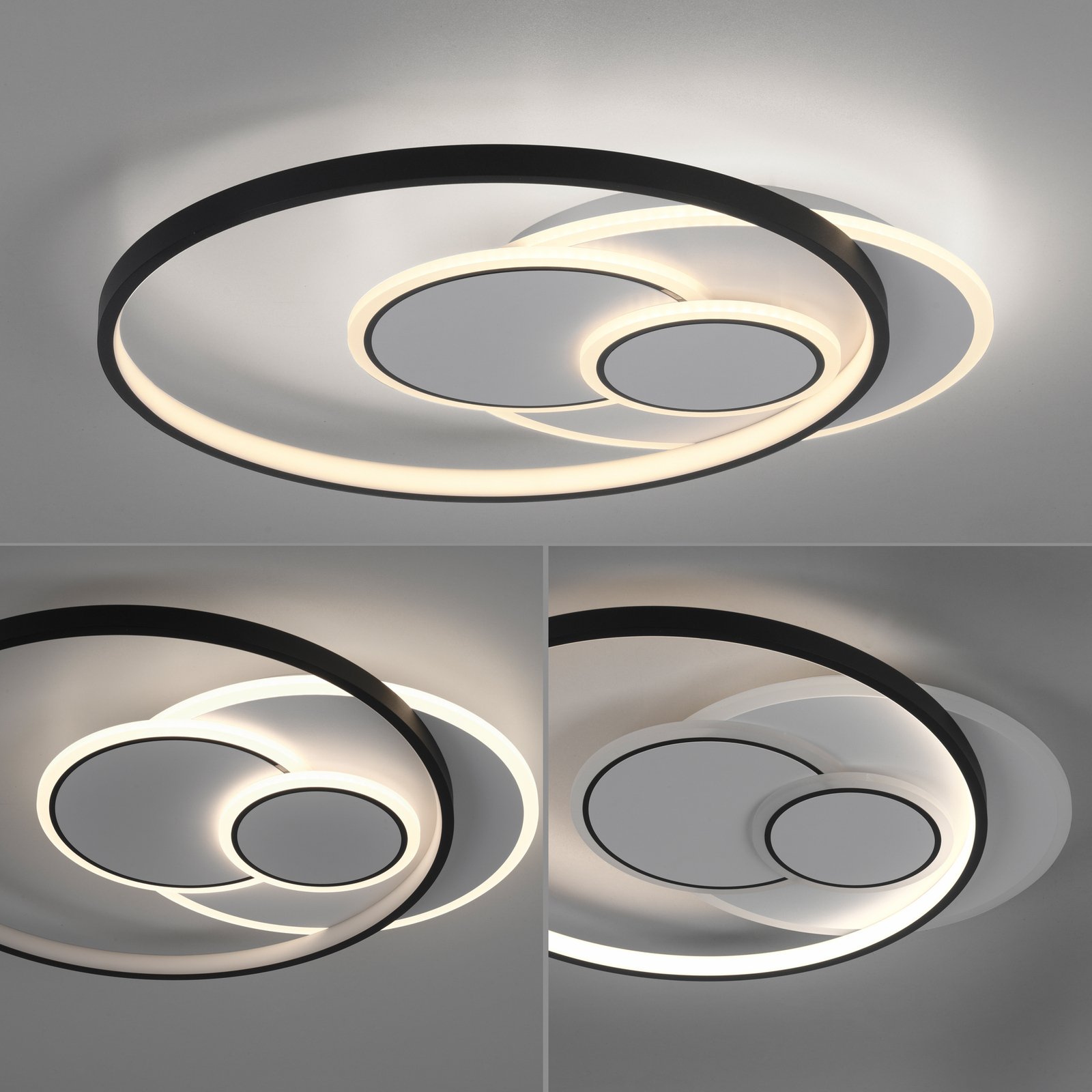 Paul Neuhaus Mailak LED ceiling light, round