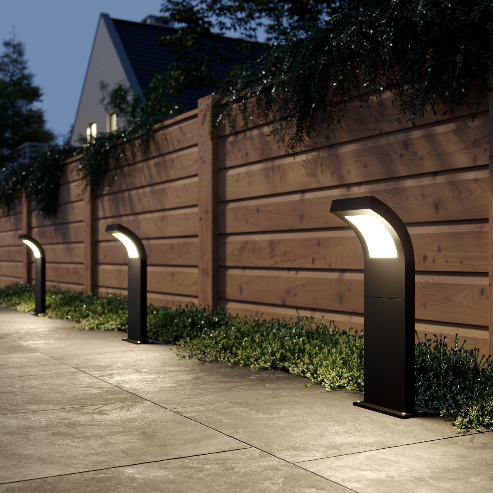 Advik Buiten Tuinlamp H60 Graphite - Arcchio