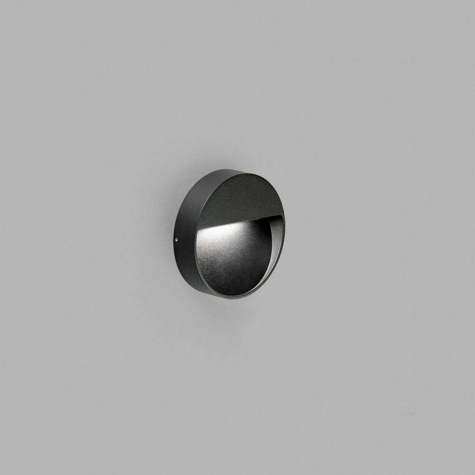 Serious 2 Wandleuchte IP54 2700K Schwarz LIGHT-POINT - Terrasse - Aluminium