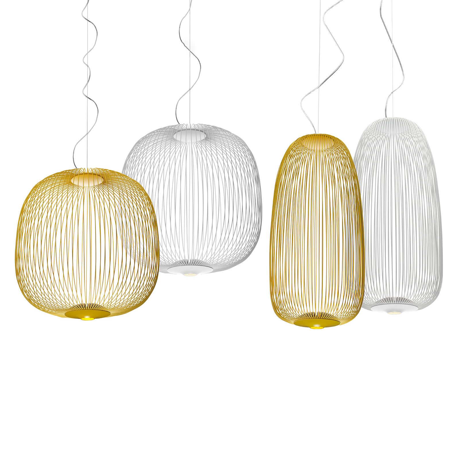 Spokes 1 LED függő lámpa, dimmelhető, fehér - Foscarini