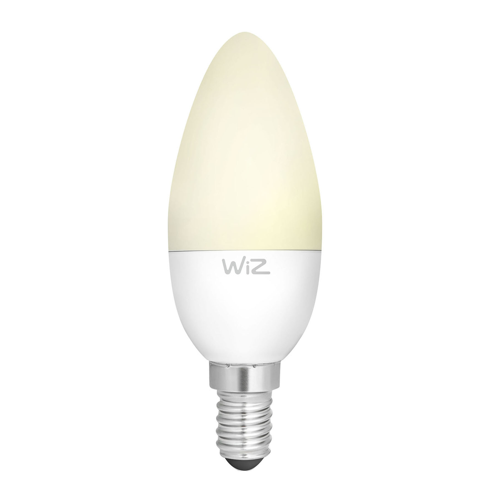 WiZ E14 LED bulb candle matt 9 W 2,700 K, E14, 9 W, energy efficiency: A+, L: 11.4 cm