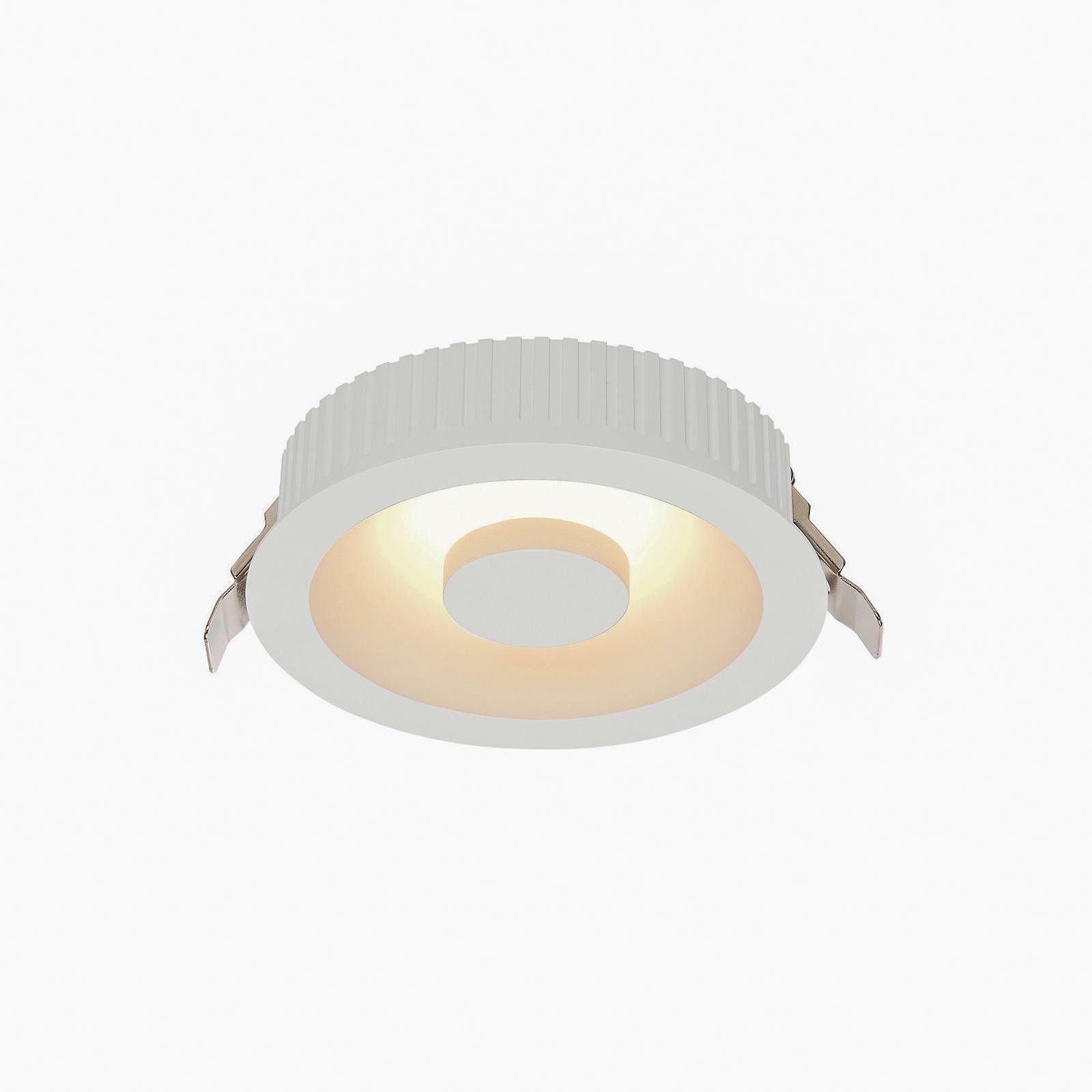 SLV LED-Einbauleuchte Occuldas 14, weiß, Aluminium, Ø 14 cm