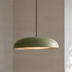 Lindby Florie LED pendant light, green, Ø 40 cm, metal