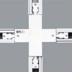 ERCO dwarsverbinding voor 3-fase-rail, wit
