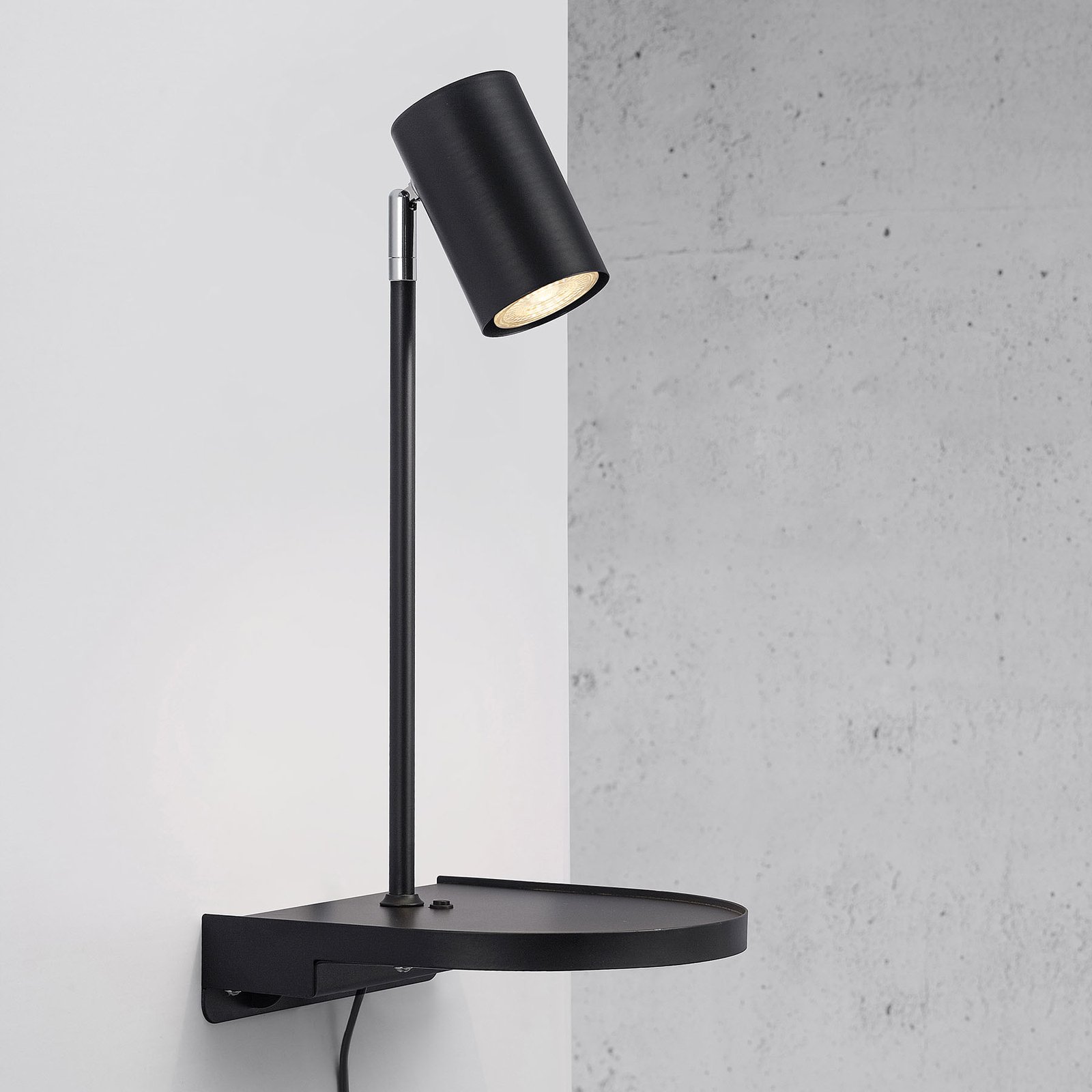 Cody Lampa Ścienna w/USB-A Port for Charging Black - Nordlux