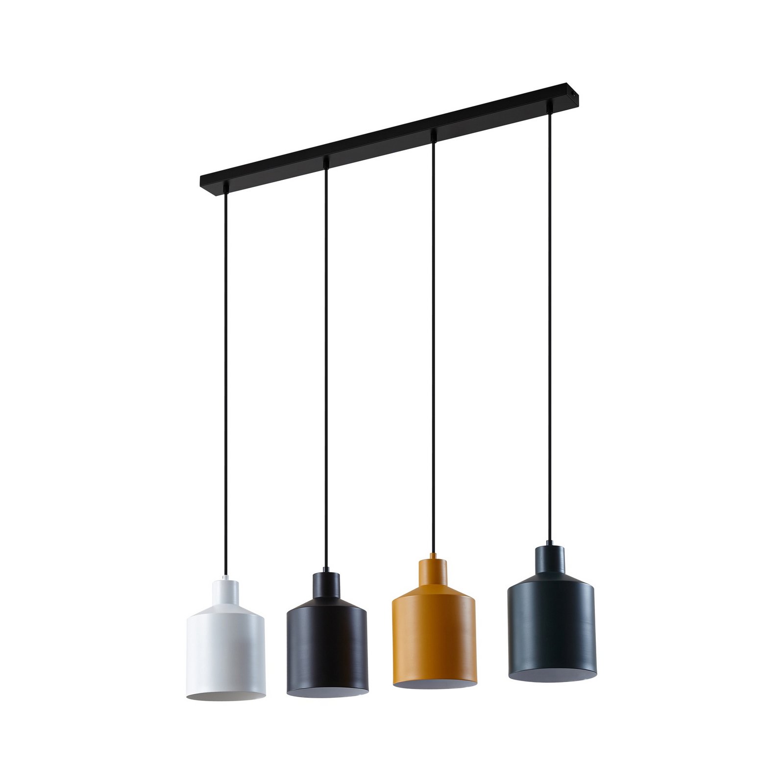Lindby hanglamp Tirane, kleurrijk, metaal, lengte 94 cm, E27