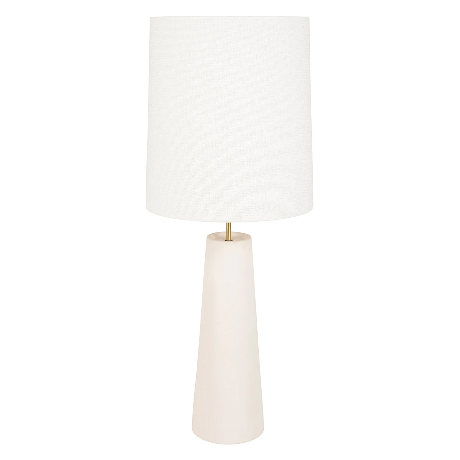 MARKET SET Cosiness stolová lampa, keramická podstava biela