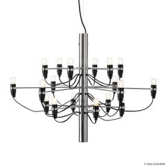FLOS 2097/18 Lámpara de araña LED, esmerilado, cromo