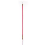 SELETTI LED-Leuchte Linea, fuchsia, Holzdetails, universal