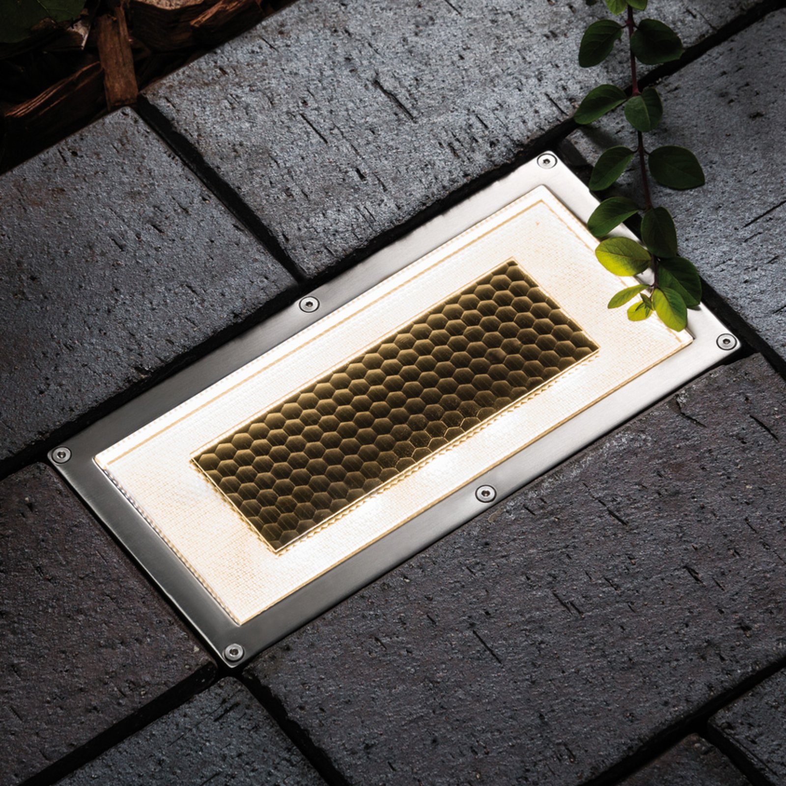 Paulmann Solar Box LED padlóba sülly lámpa 20x10cm