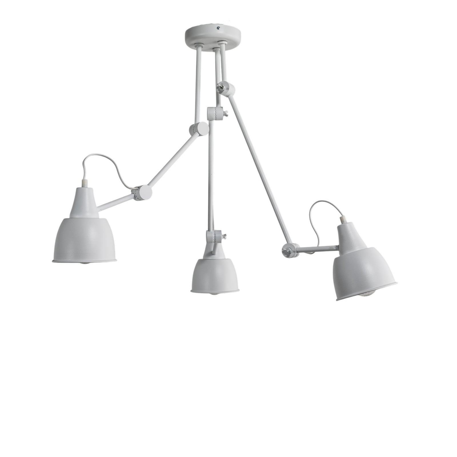 814 Lampa sufitowa 3-punktowa, biała, z regulacją – ALDEX