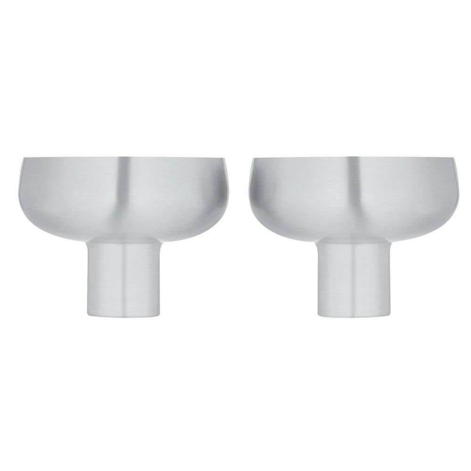 Koyoi Coupe Glas Set of 2 Matt Stainless Steel