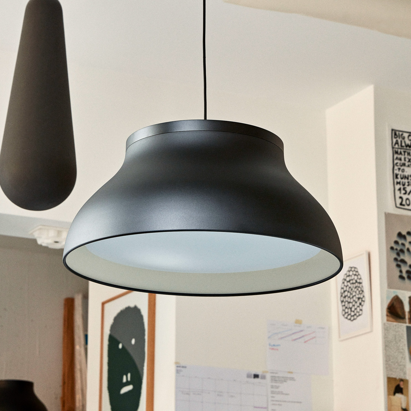 PC Suspension L Soft Black alu - HAY