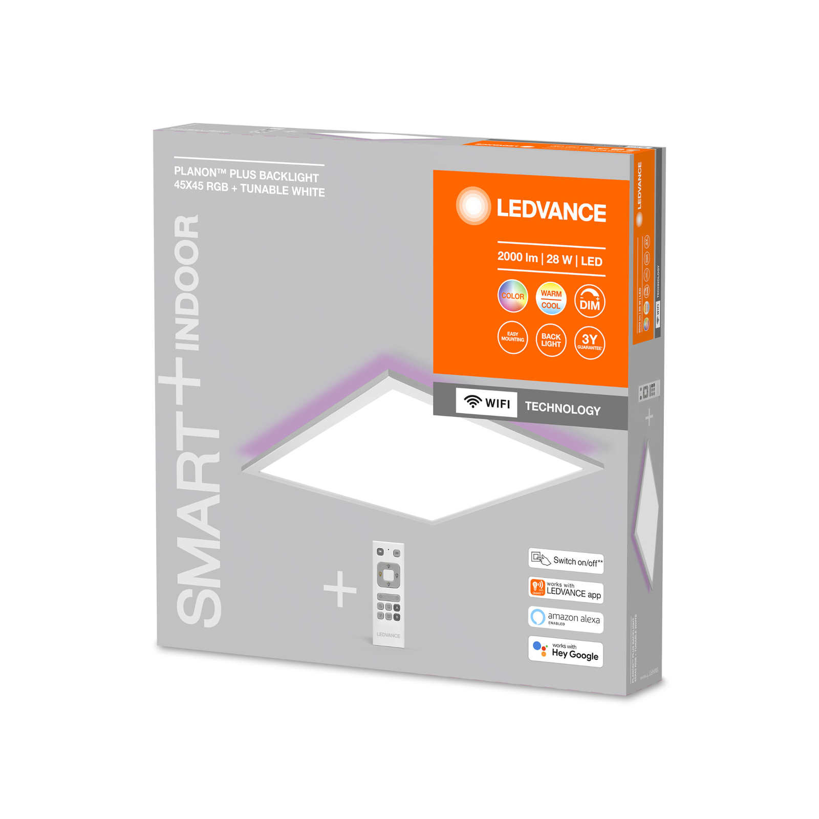 LEDVANCE SMART+ WiFi Planon Plus 45x45cm blanc