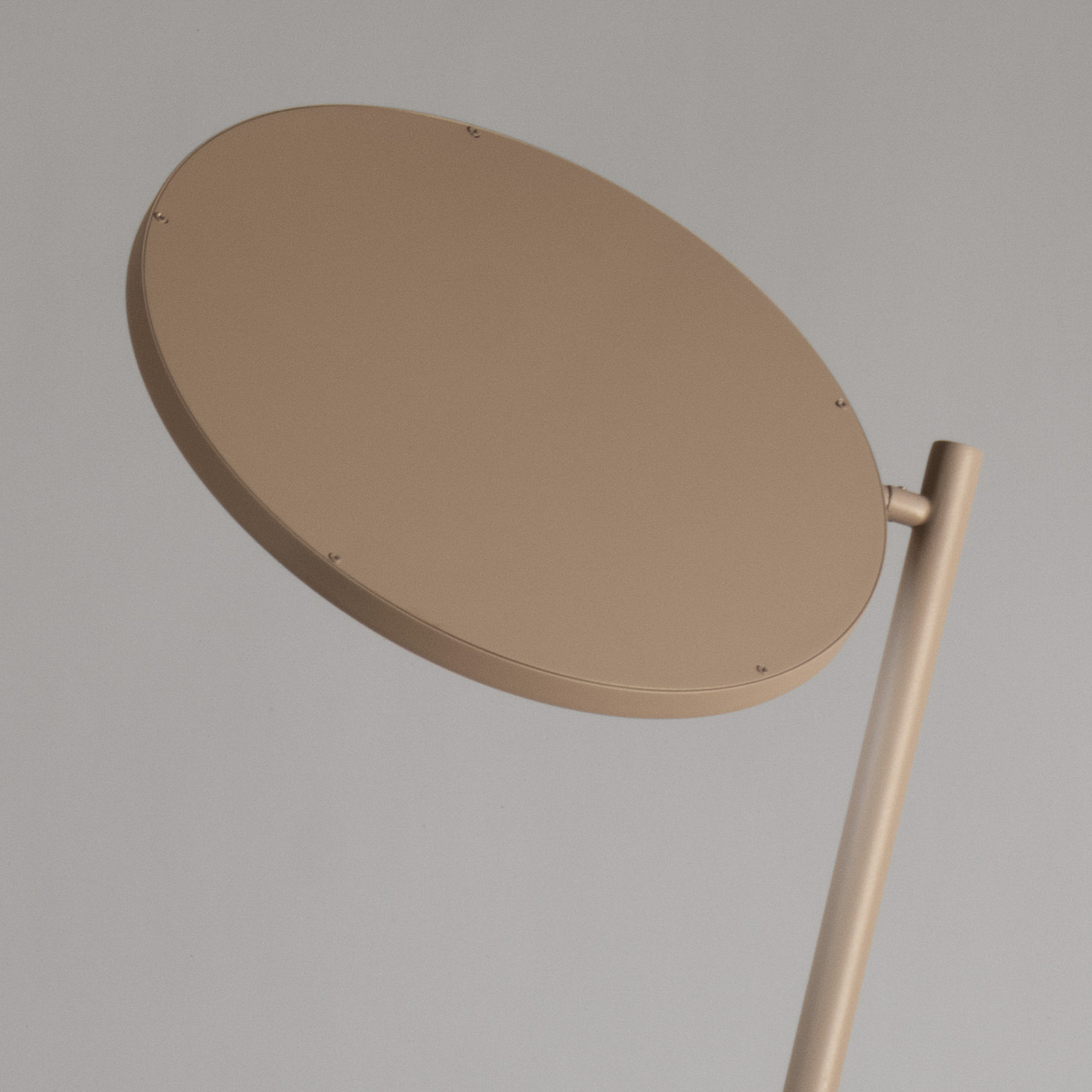 LED-Stehlampe Velara, sandfarben, Höhe 175 cm, Metall Dimmer