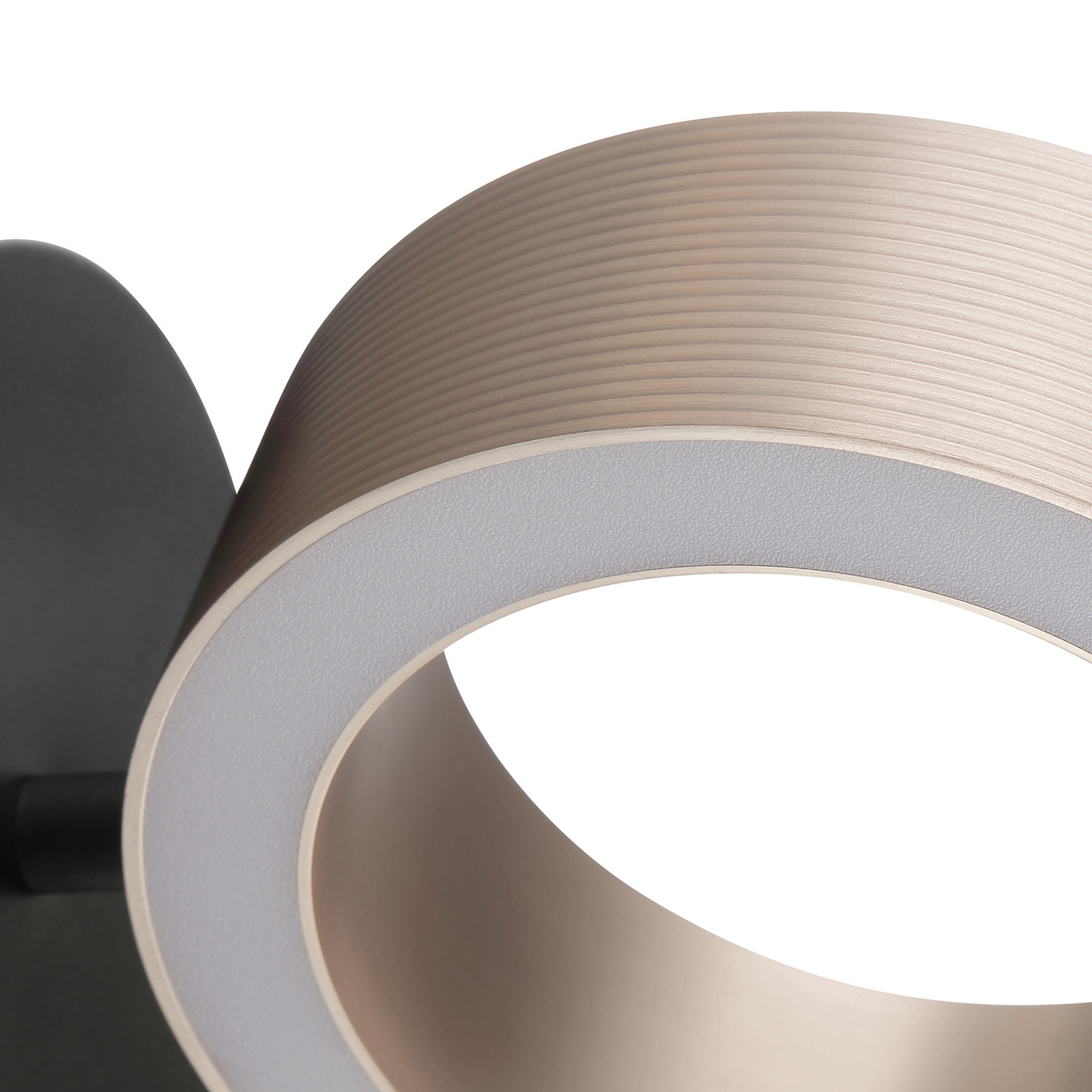 LED-Wandleuchte Axion, schwarz/braun, Höhe 20 cm, dim. LED-Wandleuchte Axion, schwarz/braun, Höhe 20 cm, dim.
