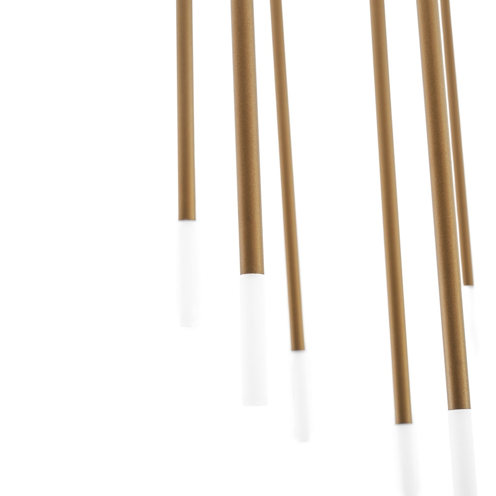 Plafoniera LED Lucande Ariadne, Ø 57 cm, oro opaco, 20 luci