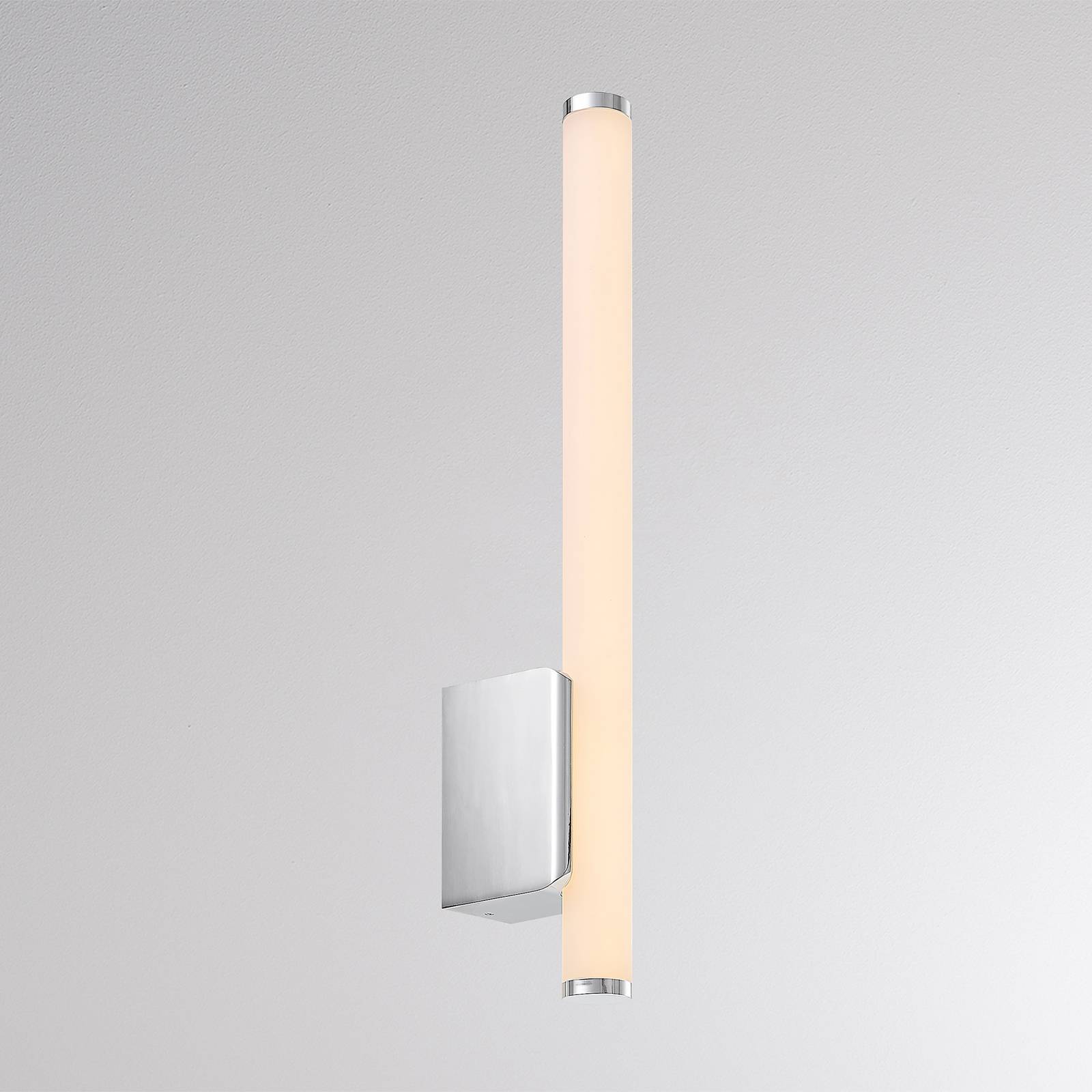 Molto Luce Applique murale LED VINA UP S, couleur chrome, hauteur 40 cm, IP44 CCT