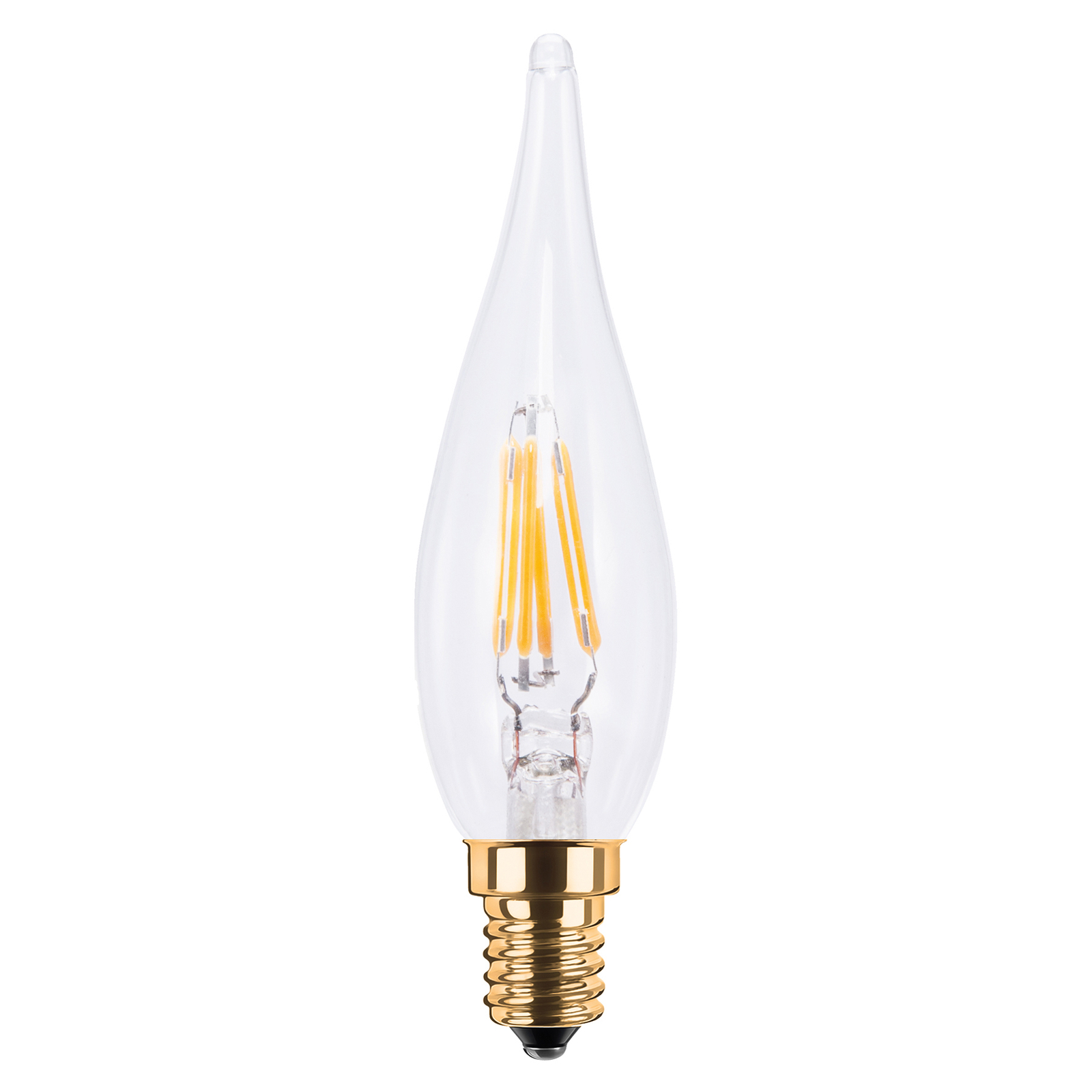 SEGULA LED lampă cu lumânare Lumânare franceză E14 2W transparent