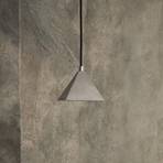 ferm LIVING Kare závěsná lampa, ocelově šedá, nerezová ocel, 12,5 cm