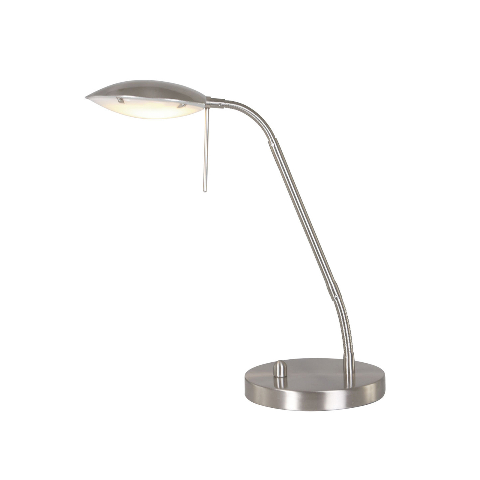 "Eloi" LED stalinė lempa, reguliuojamo ryškumo, plieninė