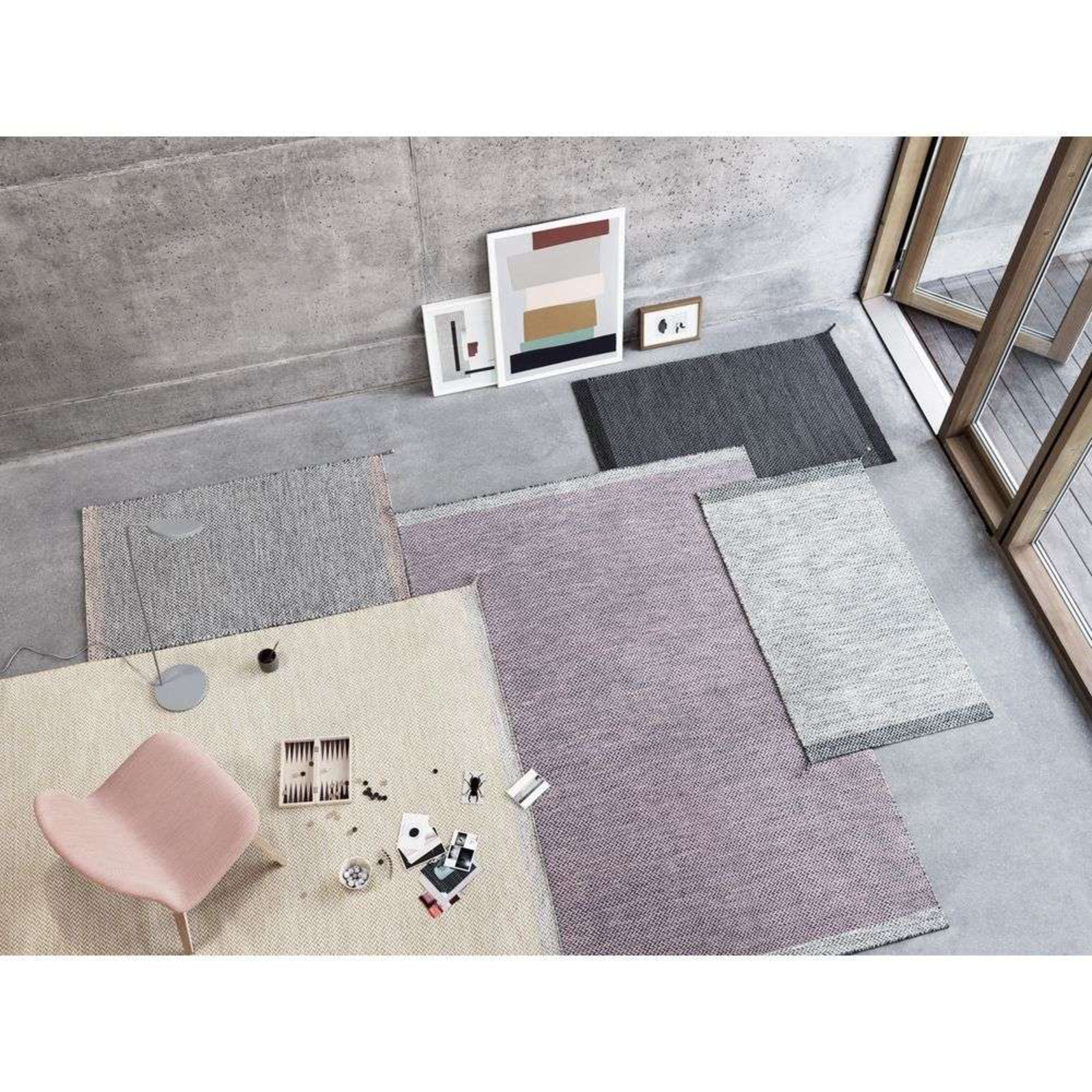 Ply Rug 140x85 Light Rose - Muuto