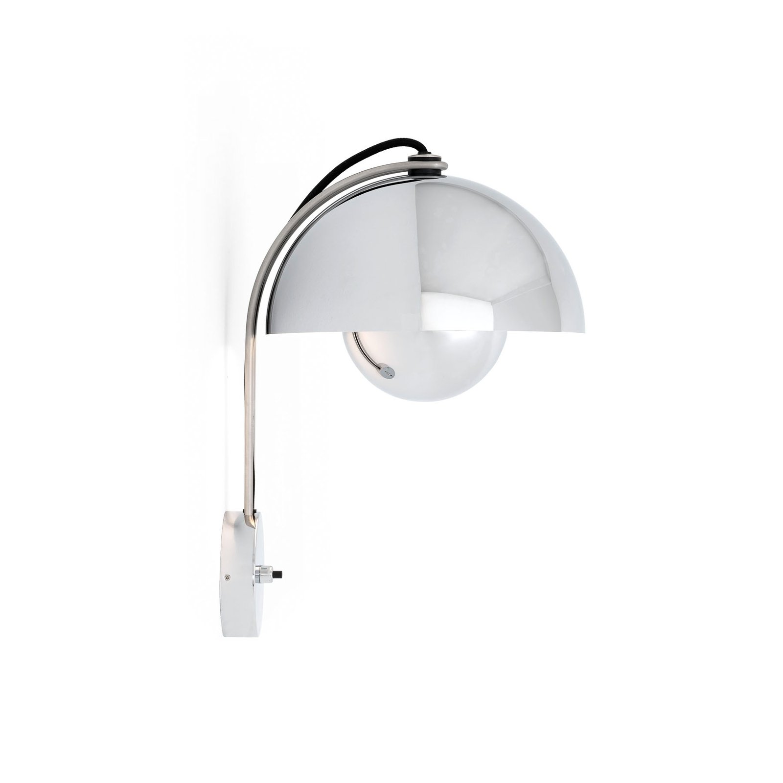 Flowerpot VP8 Wandleuchte Chrome-Plated - &Tradition