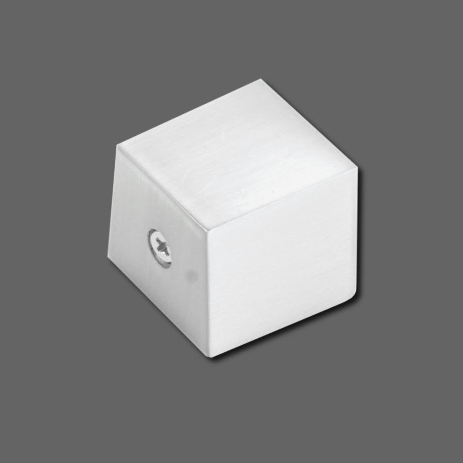 Fischer & Honsel End cap for HV track4 m6 track, metal, L: 2.5 cm, W: 2.3 cm