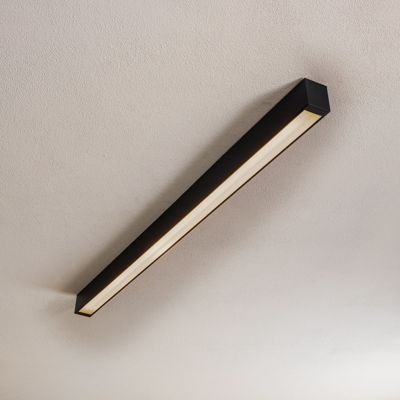 Plafonieră Straight grafit 122 cm
