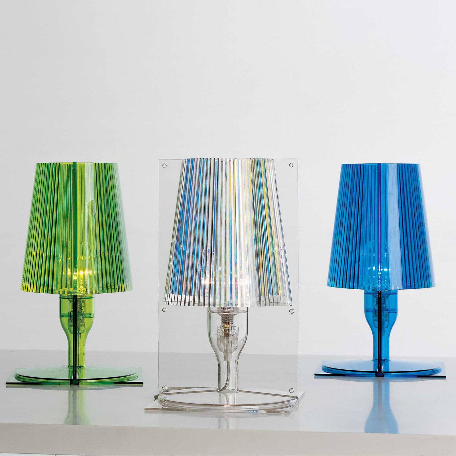 Kartell Take lampa stołowa, przezroczysta