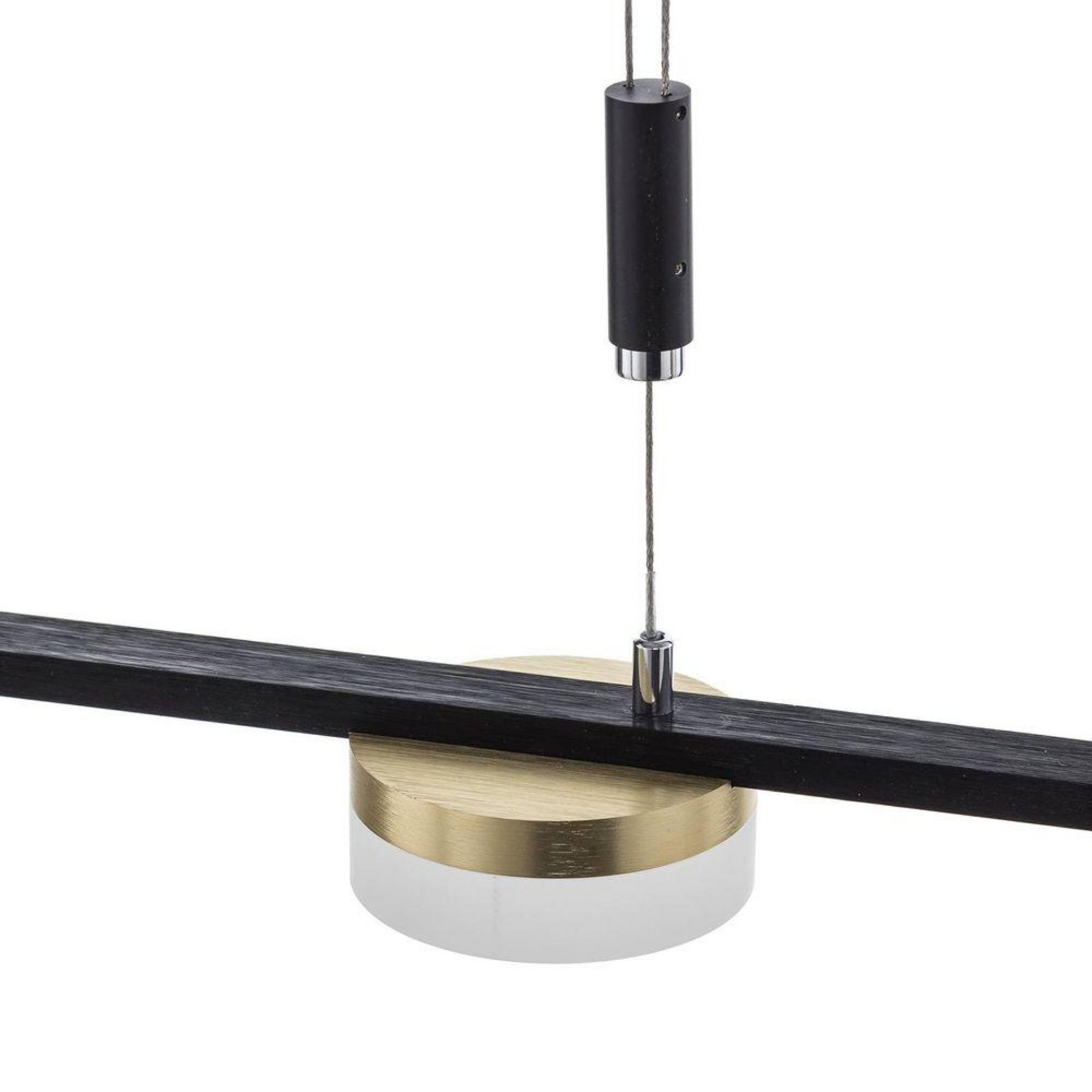 Kyree LED Lustră Pendul Anthracite/Gold - Lucande