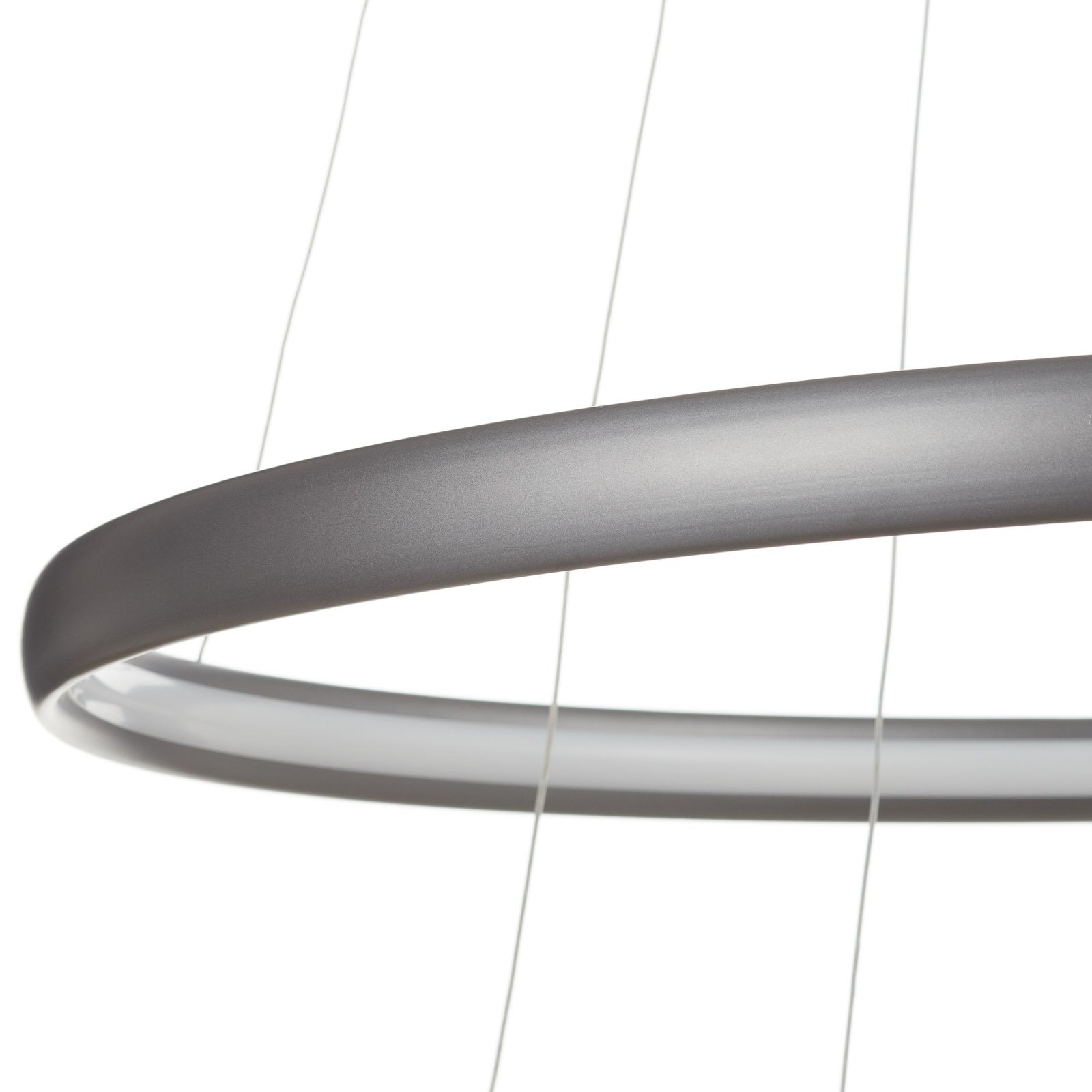 Trinity LED-hængelampe i aluminium, sølv