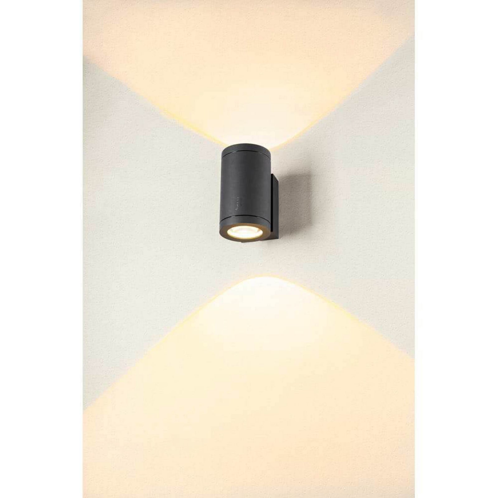 Enola Oculus V&auml;gglampa Up/Down 3000/4000K Anthracite SLV - Vardagsrum - Aluminium