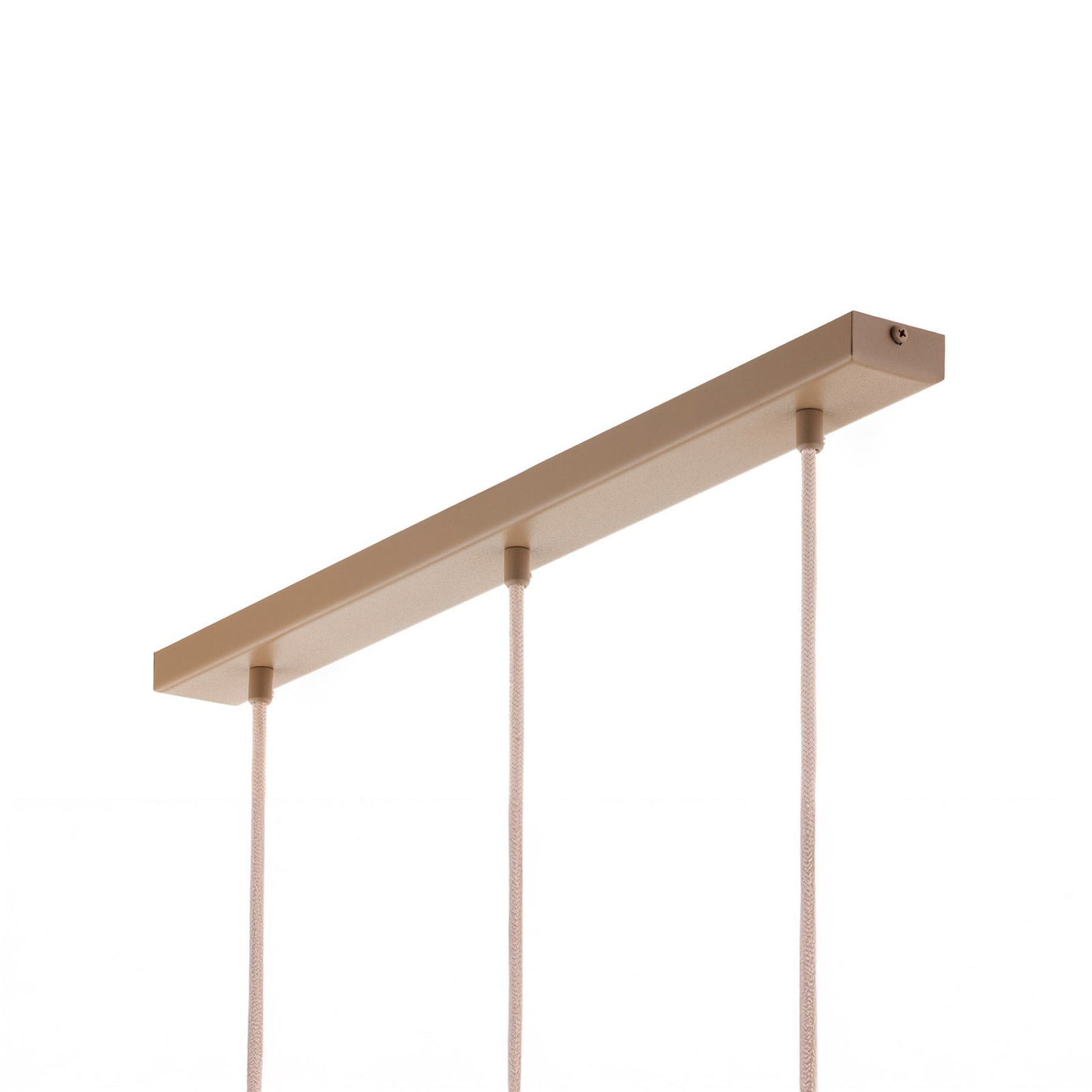Hängeleuchte Rif Wood, beige/buche, Länge 67 cm, dreiflammig Hängeleuchte Rif Wood, beige/buche, Länge 67 cm, dreiflammig