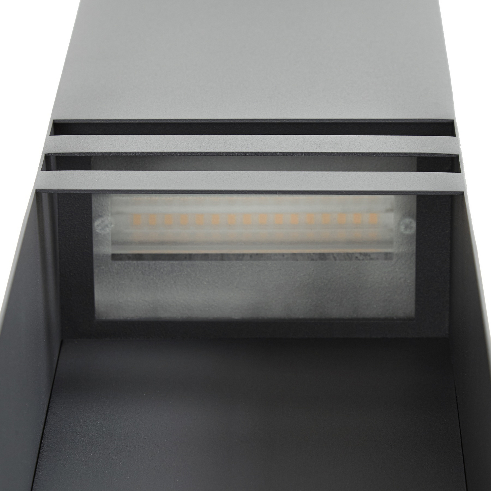 LED осветление за пътеки Lucande Oxido, антрацит, височина 50 см, IP44